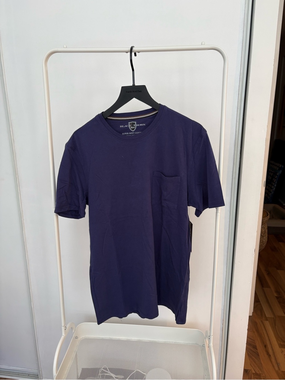 Black Brown 1826 | Purple Short-Sleeve Crew Pocket Tee